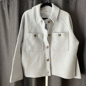 Madewell NWT boiled wool merino jacket XL